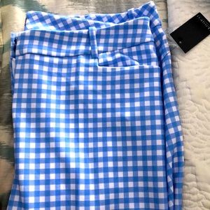 Pair of Eloquii plaid cropped pants